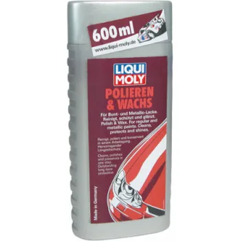 Motorový olej NAHRAZENO LQM1467 Leštidlo a vosk, 1534 POLIEREN %26 WACHS 600ML, LIQUI MOLY, LQM1534
