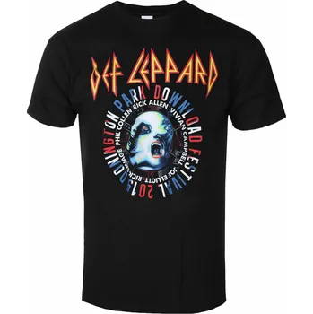 Tričko metal pánské Def Leppard - Download Fest 2019 - ROCK OFF - DEFLTS14MB - XL