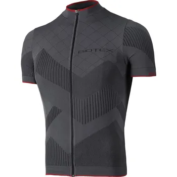 cyklistický dres BIOTEX Cyklistický dres s krátkým rukávem - SOFFIO - šedá