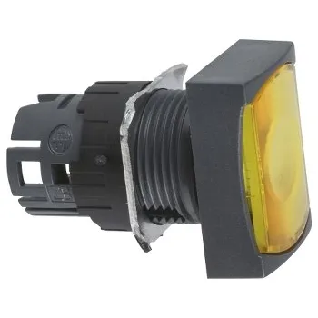 vypínač a zásuvka SCHN ZB6DW5 Ovládací hlavice stiskací prosvětlená, lícující s návrat. - žlutá