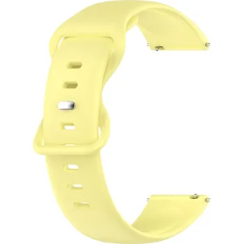 Příslušenství k chytrým hodinkám VSECHNONAMOBIL 48043 BUTTERFLY Silikonový řemínek Samsung Galaxy Watch 4 (40/44mm) 4 Classic (42/46mm) žlutý