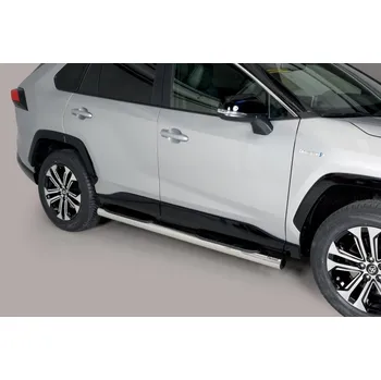 Tuning Boční rám s nášlapy TOYOTA Rav 4 2019- Misutonida GP/453 Leštěný nerez