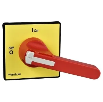 vypínač SCHN KCF3PZ Vario ovládač červený uzam. 90x90mm pro V5 a V6,4 šrouby