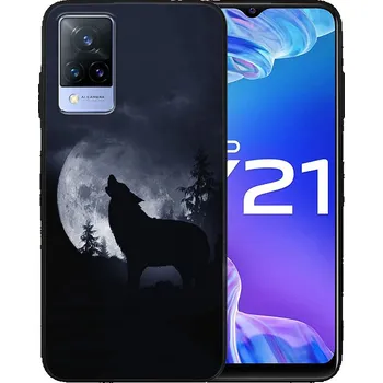 Pouzdro na tablet VSECHNONAMOBIL 41819 MY ART Silikonový obal Vivo Y21 / Y21s / Y33s WOLF (044)