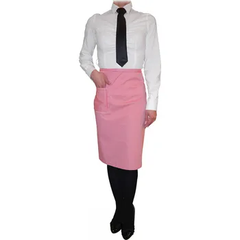 Kuchyňská zástěra Vondrak & Company | Číšnická zástěra střední - pruhy červené