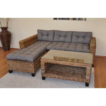 Sedací souprava Axin Trading s.r.o. Sedací souprava Penang pravá polstry šedý melír