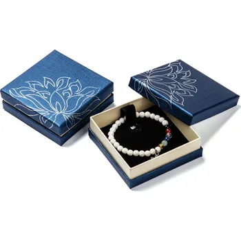 Dárková krabička Krabička modrá na náramek s korálky TOPBEADS