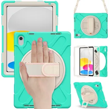 Pouzdro na tablet VSECHNONAMOBIL 55286 SOLID Odolný kryt pro Apple iPad (A16) 2025 / iPad 2022 MINT GREEN