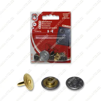 Druk riflový staronikl blistr 10 ks - zlatý