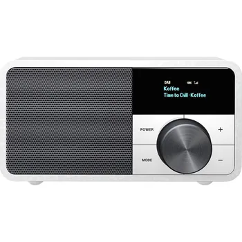Audio Sangean Genuine Mini DDR-7 A500419 stolní rádio, DAB+, FM, AUX, Bluetooth, stříbrná