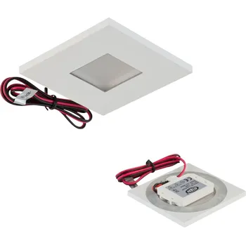 Nástěnné svítidlo EVN LQ4602W LQ 4602 W LED vestavné nástěnné svítidlo, LED, pevně vestavěné LED, 0.6 W, bílá