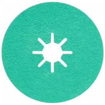 Brusný kotouč Vulkanfíbrový brusný kotouč zirkon-korund, zelený, Inox, 115mm, P060