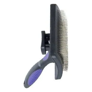 Kartáč pro zvířata Kartáč na srst samočistící jemný L BUSTER