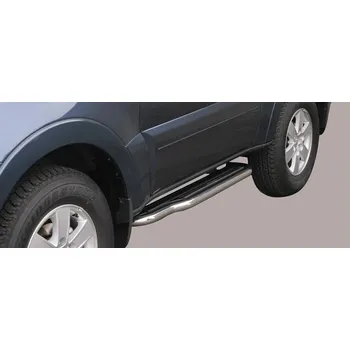 Tuning Boční nášlapy MITSUBISHI Pajero 2007- Misutonida P/194 Leštěný nerez