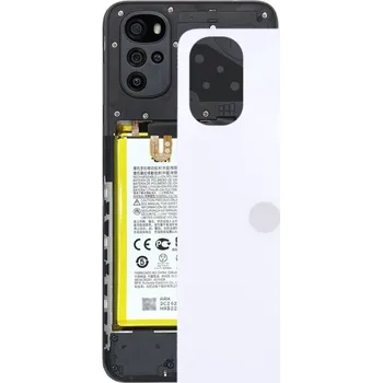 Náhradní kryt pro mobilní telefon VSECHNONAMOBIL 44460 Zadní kryt (kryt baterie) Motorola Moto G22 bílý