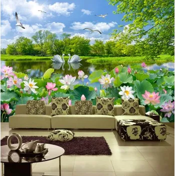 Fototapeta Solution Media 3D tapeta - Krajina a jezero MU1752 3 - 3D Relief - Vliesová tapeta - 320g/m2