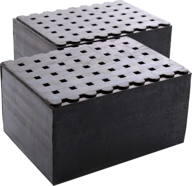 Gumová podložka zvedáku 160x115x80 mm