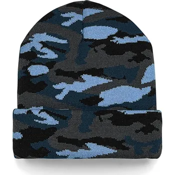 Pokrývka hlavy Čepice Beechfield Cuffed Beanie - skyblue
