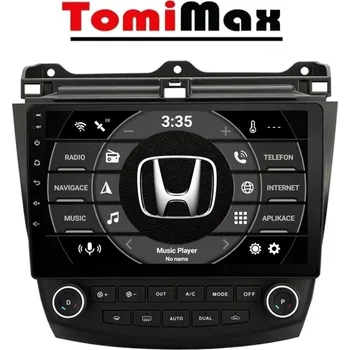 Autorádio TomiMax Honda Accord 7 Android 14 autorádio s WIFI, GPS, USB, BT HW výbava: 8 Core 4GB+32GB PX HIGH - Model auta: Honda Accord 2003-2007 (iba pre benzínovú verziu), Velikost obrazovky: Dotyková obrazovka: 10,1"