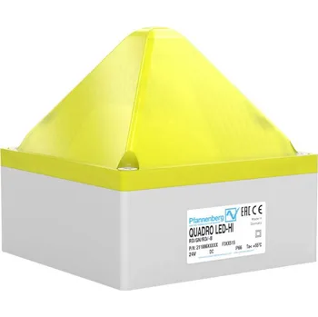 Cyklosvítilna Pfannenberg signální osvětlení QUADRO LED HI 90-253 AC YE 21108643000 žlutá žlutá zábleskové světlo, blikající světlo, t