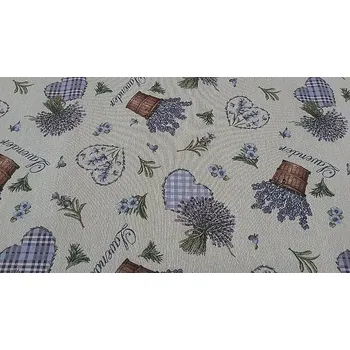 ubrus BYTEMA Gobelínový ubrus,šál Levandule 1 138x220 cm