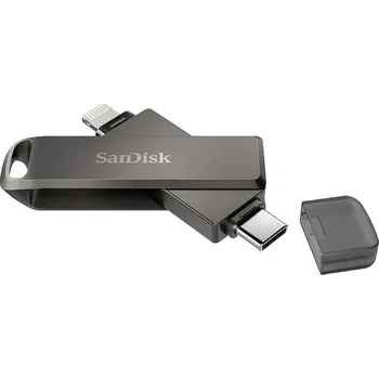 USB flash disk SanDisk iXpand® Luxe USB flash disk 64 GB černá SDIX70N-064G-GN6NN Lightning, USB-C™ (USB 3.1 Gen 1)