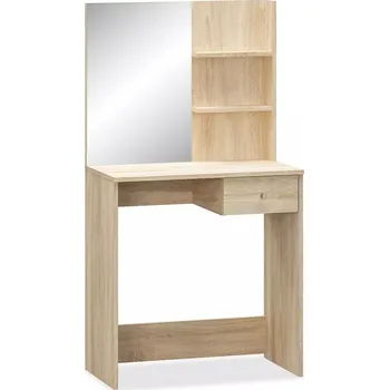 Toaletní stolek Toaletní stolek DTD se zrcadlem a zásuvkou 75 x 40 x 141 cm