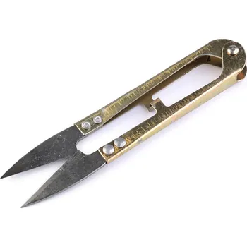 Krejčovské nůžky Nůžky cvakačky délka 10 cm, malé, zlatá sv.