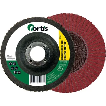 Brusný kotouč Lamelový brusný kotouč Fortis vypouklý 125mm - K120