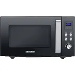 Severin MW 7763 mikrovlnná trouba černá, nerezová ocel 900 W funkce grilování