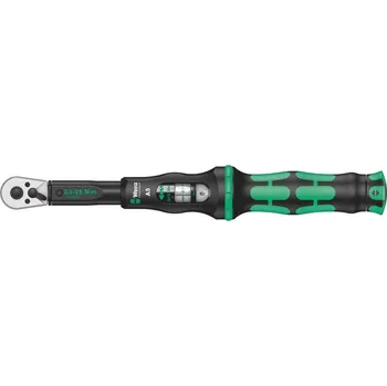 Wera Click-Torque A 5, 05075604001, momentový klíč, Kalibrováno dle (ISO), s přepínací ráčnou, 1/4 (6,3 mm), 2.5 - 25 Nm