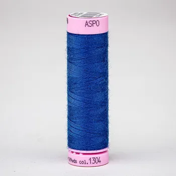 Nit Univerzální šicí nit Amann ASPO 120 polyesterová, modrá 1304, návin 100m