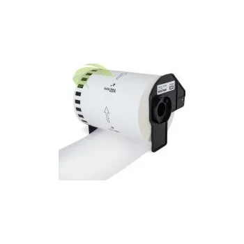 Kotouček do pokladny a tiskárny štítků TONERSYP etikety pro Brother DK-22214, 12mm x 30,48m, role, bílé