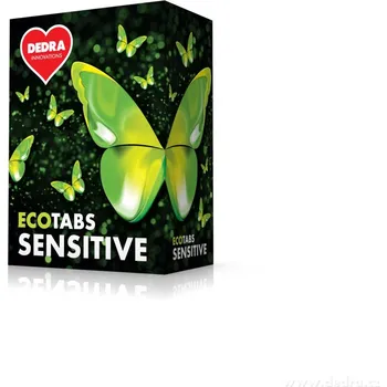 Prací koule DEDRA EKO TABLETY pro citlivou pokožku, na praní ECOTABS SENSITIVE, 26 tablet