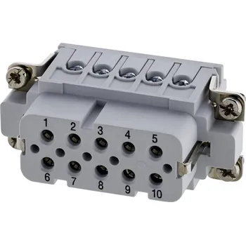 vypínač a zásuvka Amphenol C146 10B010 002 4-1 konektorová vložka, zásuvka postříbřené kontakty 1 ks