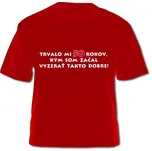 Tričko k 50 pro muže SK červené L