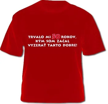 Pánské tričko Tričko k 50 pro muže SK červené L