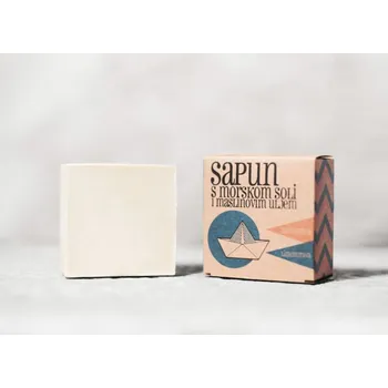 Mýdlo Sapunoteka Soap Sea Salt Mandarin & Lemongrass 115g - Mandarinka s citronovou trávou
