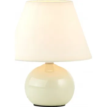 Lampička Brilliant 61047/28 Keramická stolní lampa PRIMO béžová