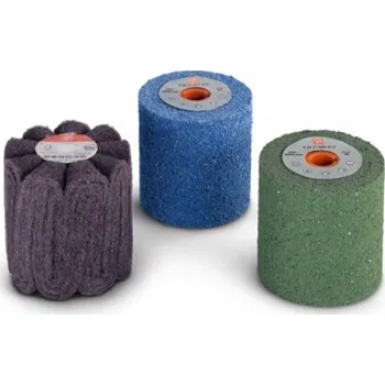 Brusný kotouč sada na NEREZ, satinování ploch, WPO 14-25E, 100x100mm