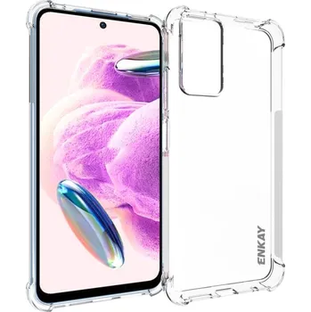 Pouzdro na mobilní telefon ENKAY AIRBAG Extra odolný kryt Xiaomi Redmi Note 12S průhledný