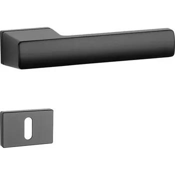 Dveřní kování AS - BRISA - RT 7S rozety BB, klika/klika BS - Černá matná