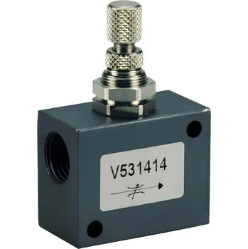 Ventil Pneumatics & Hydraulics Šrtící ventil s vnitř. závitem, oboustranně šrkcený G3/8"