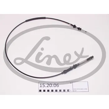 Lanko parkovací brzdy Lanko plynu, , 1640735, 86FB9C799, LINEX, 15.20.06