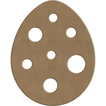 Výtvarná sada Dřevěný výřez k dekoraci Gomille, 12 x 14 cm – vajíčko dinosaura