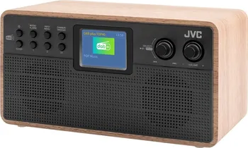 Radiopřijímač JVC RA-E731B-DAB černý/dřevo