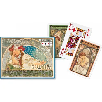 žolíková karta Piatnik Kanastové karty Mucha: Princezna Hyacinta