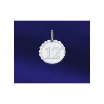 Přívěsek Stříbrný přívěsek pivní zátka - PV0294 (Stříbrná zátka od piva)