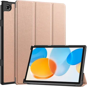 Pouzdro na tablet VSECHNONAMOBIL 63928 LEATHER Zaklápěcí kryt Teclast M40 Pro LTE / M40 Pro 2023 růžovozlatý