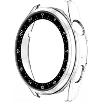 Příslušenství k chytrým hodinkám VSECHNONAMOBIL 43183 Plastový kryt s ochranným sklem pro Huawei Watch 3 Pro průhledný